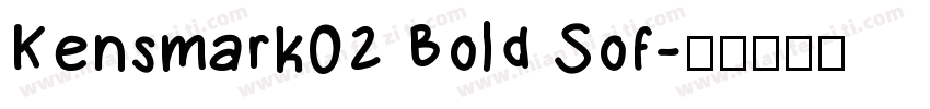 Kensmark02 Bold Sof字体转换